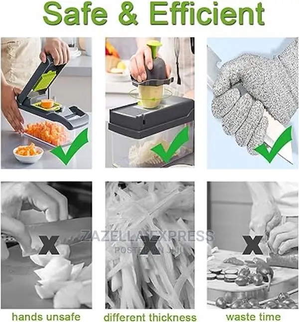 Vegetable Chopper, Multifunctional 13-in-1 Food Choppers