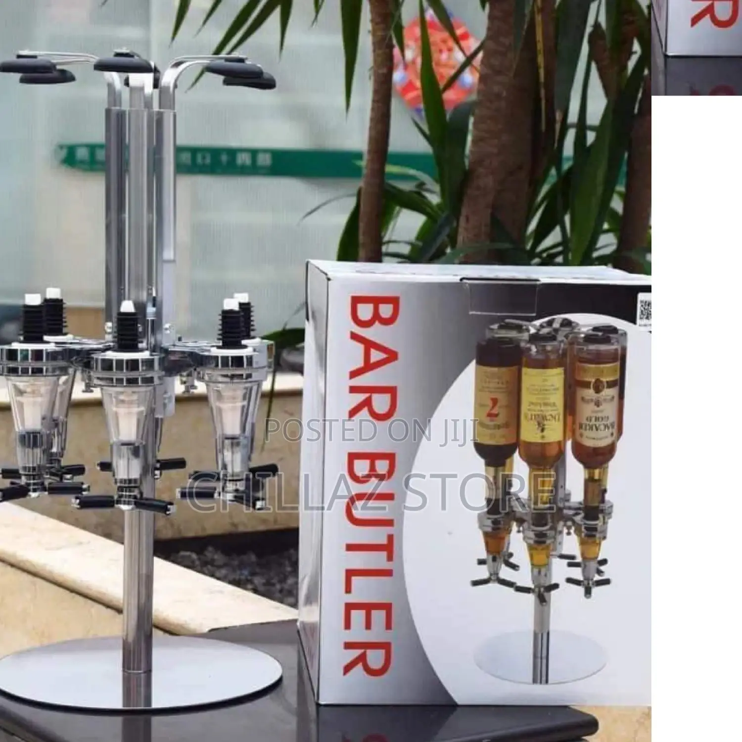 4 Bar Butler Bottle Dispenser.