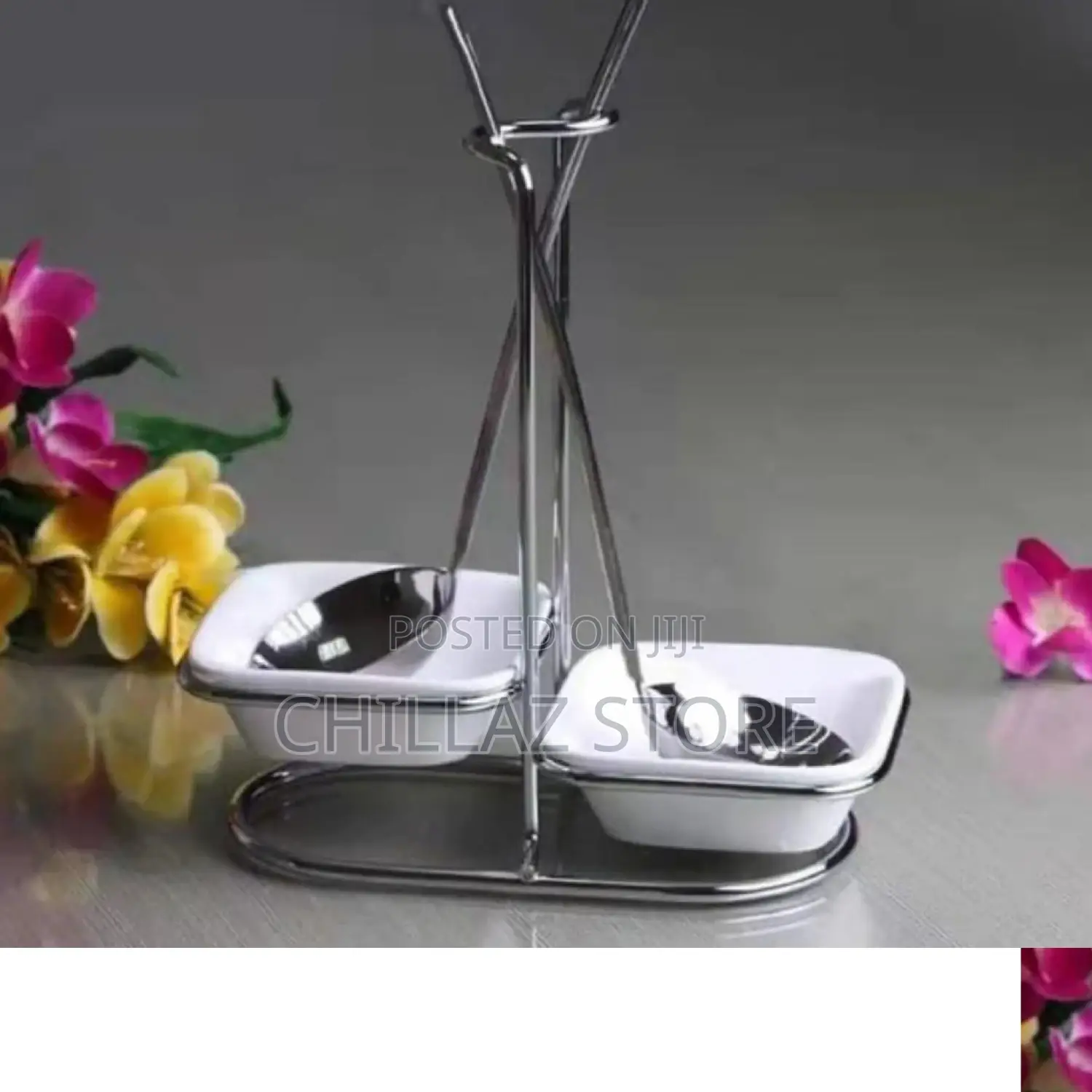 Ceramic Spoon Holder.