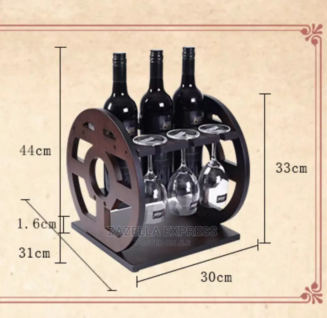 Wine Rack Solid Wood Wine Bottle Holder