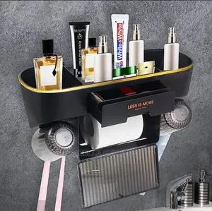 Toothbrush Holders Wall Mounted With 2 Cups