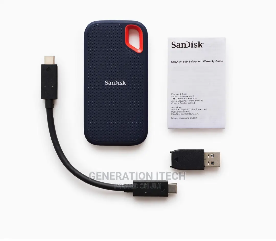 Sandisk 500GB Extreme Portable SSD - Up To 1050mb/S