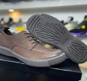 Men’S Clark’S Premium Leather Casual Ankle Boots
