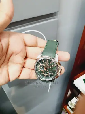 Santa Barbra Polo Watch Leather Green