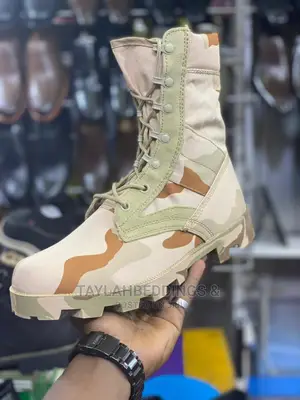 Mens Tactical Military Boot Outdoor Desert Training Combat