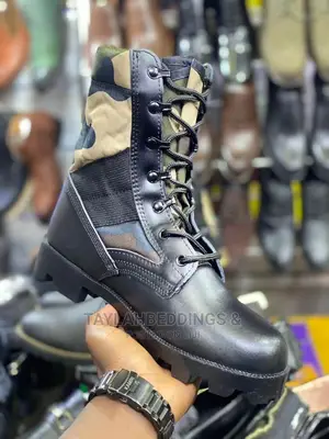 Jungle Boots 8" Military Style GI Leather Combat Army Boot