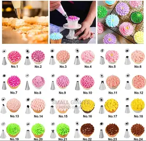 24pcs Cake Decorating Nozzles