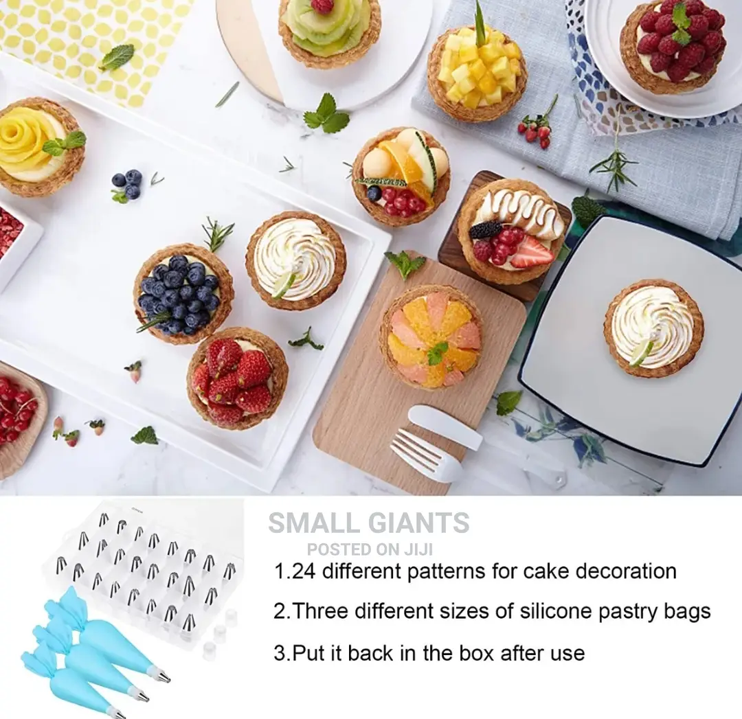 24pcs Cake Decorating Nozzles