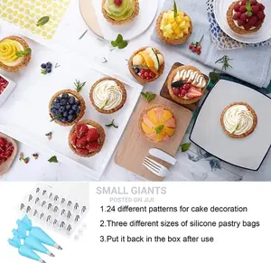 24pcs Cake Decorating Nozzles
