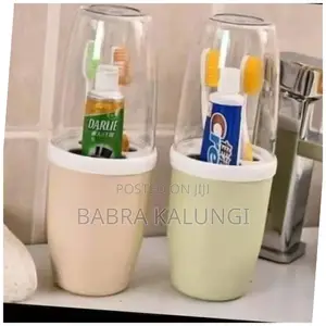 Toothbrush Holder With Lid Cover
