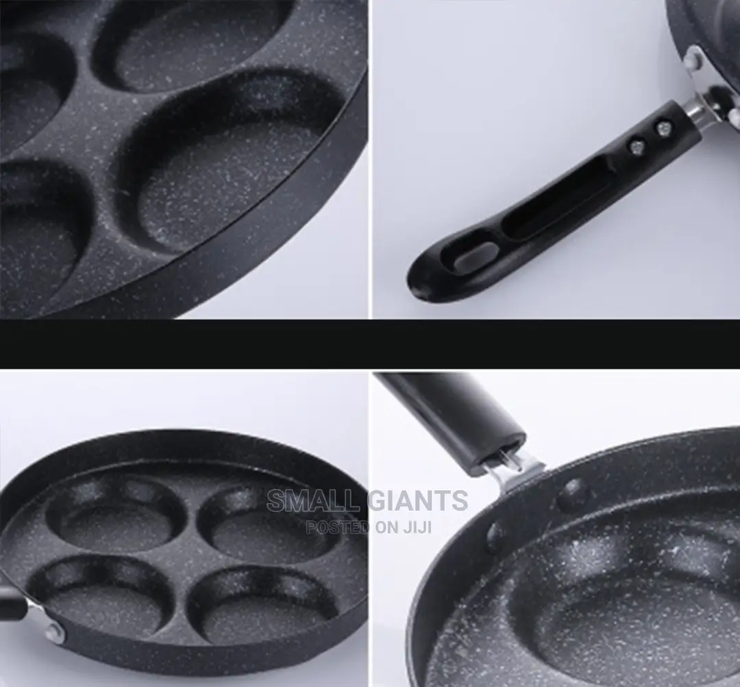 Circular 4 Dimples Non-Stick Frying Pan