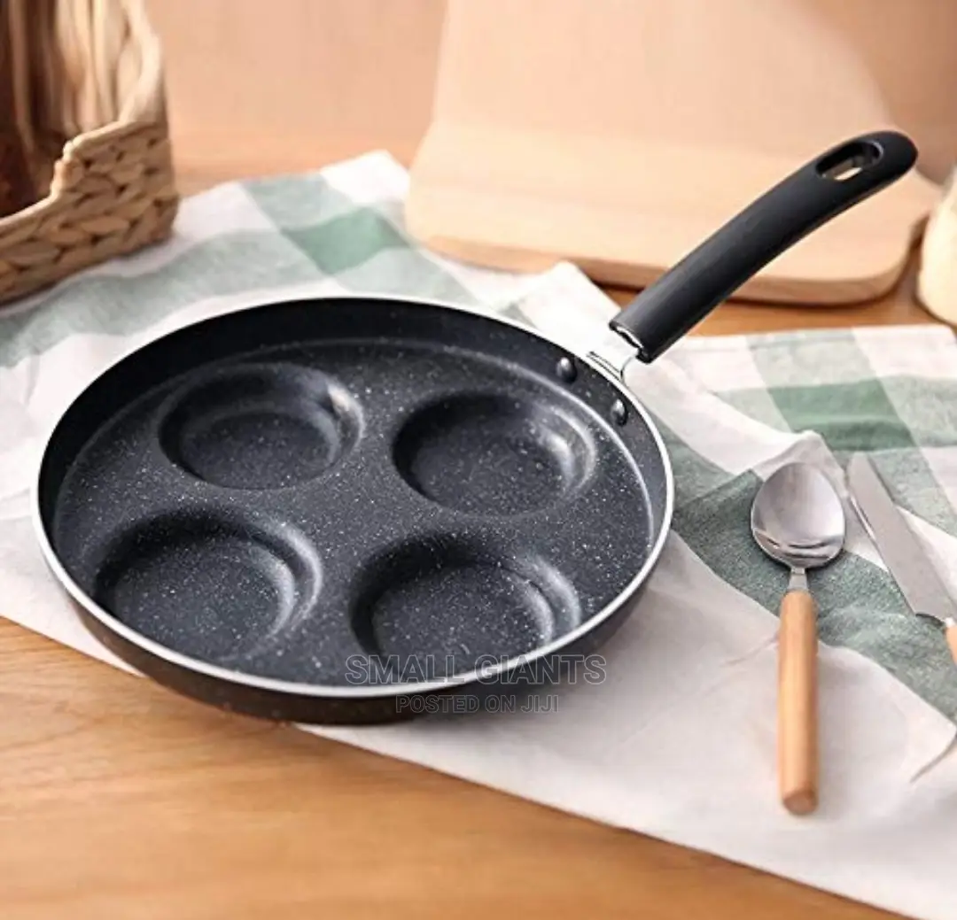 Circular 4 Dimples Non-Stick Frying Pan