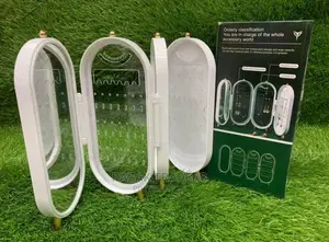 Foldable Jewelry Organizer With Mirror ,Necklace Handle