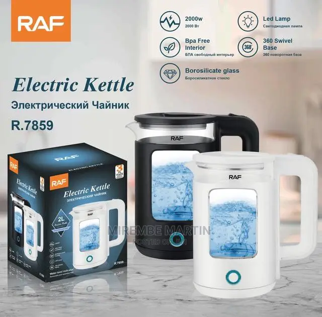 Raf Electric Glass Kettle
