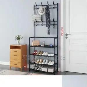 Hat and Shoe Rack.