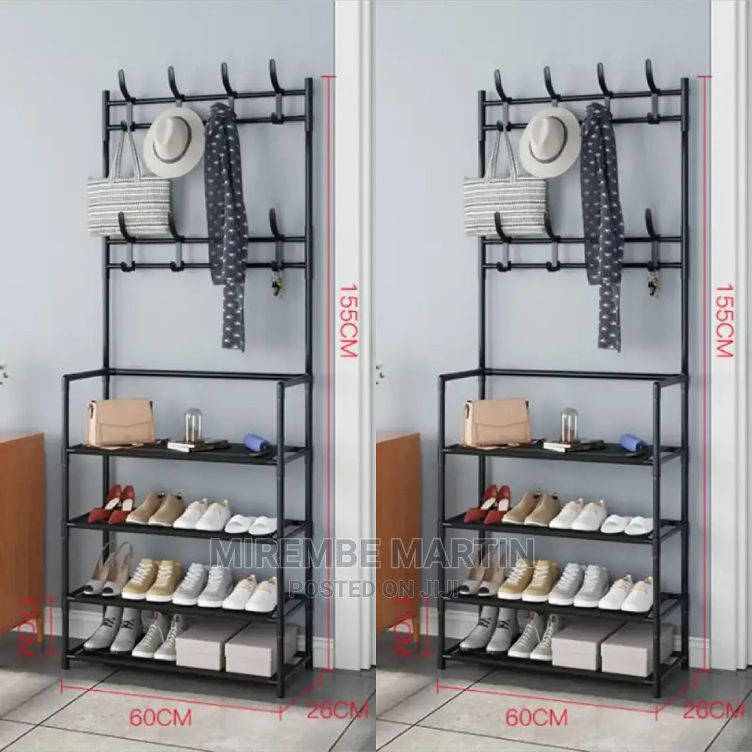 Shoe Rack and Hat Rack
