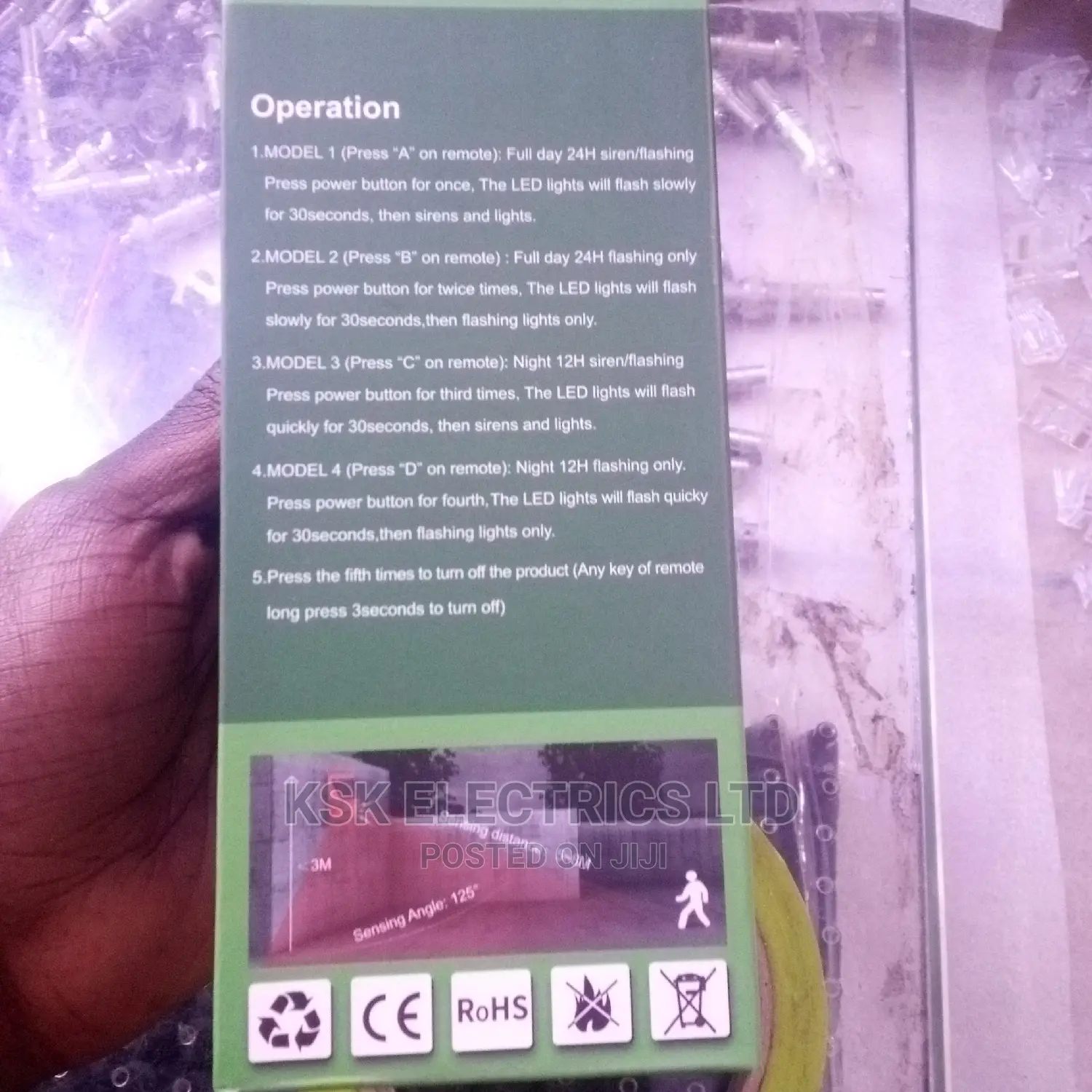 Solar Alarm Lamp