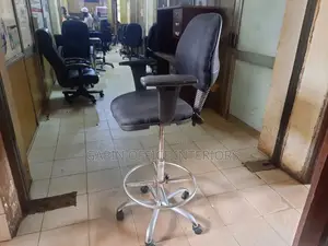 Counter Office Chair, Fabric