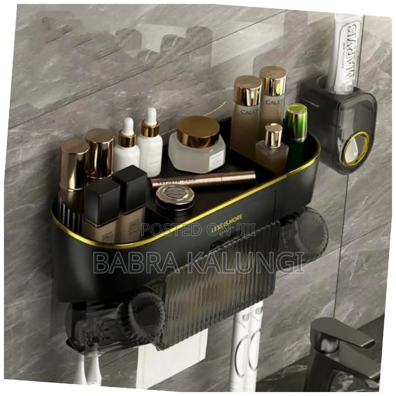 Wall Mounted Toothbrush Holder for Bathrooms