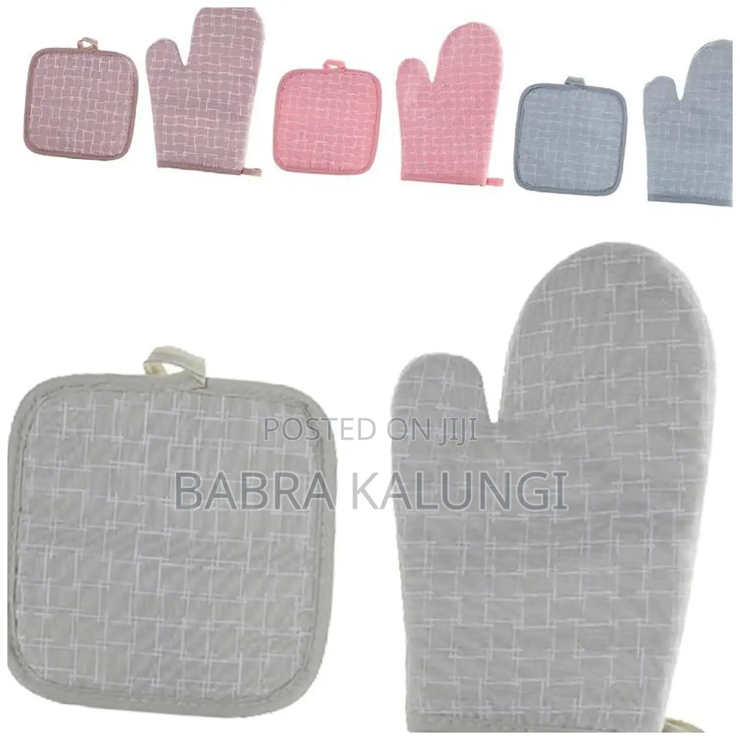 1 Pair Oven Mitts Kitchen Heat Resistant Oven Gloves
