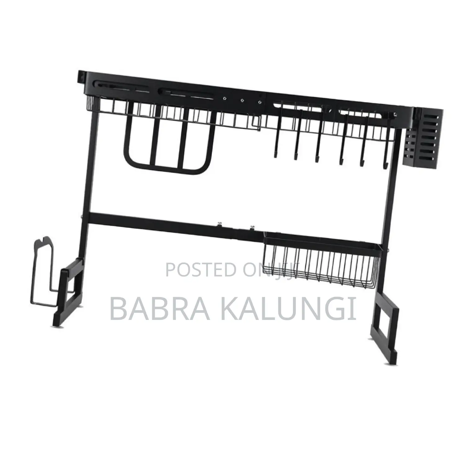 2 Tier Over the Sink Kitchen Rack Organizer