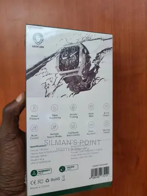 Green Lion Antonio James Smart Watch Black