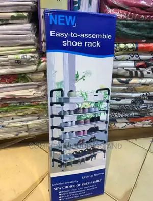 Six Rows Simple Shoe Rack