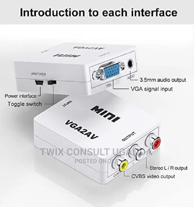 VGA to AV Video Converter