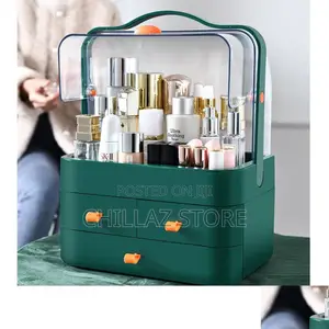 Plastic Cosmetic and Jewelry Storage Box.