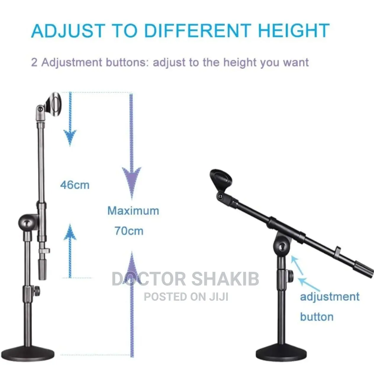 Universal Desk Microphone Stand