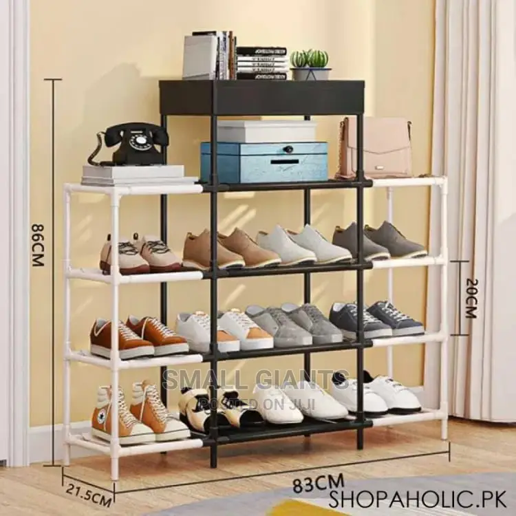 Multifunction 4 Layer Shoe Rack Organizer