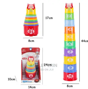 Stacking Cups With Music for Kids