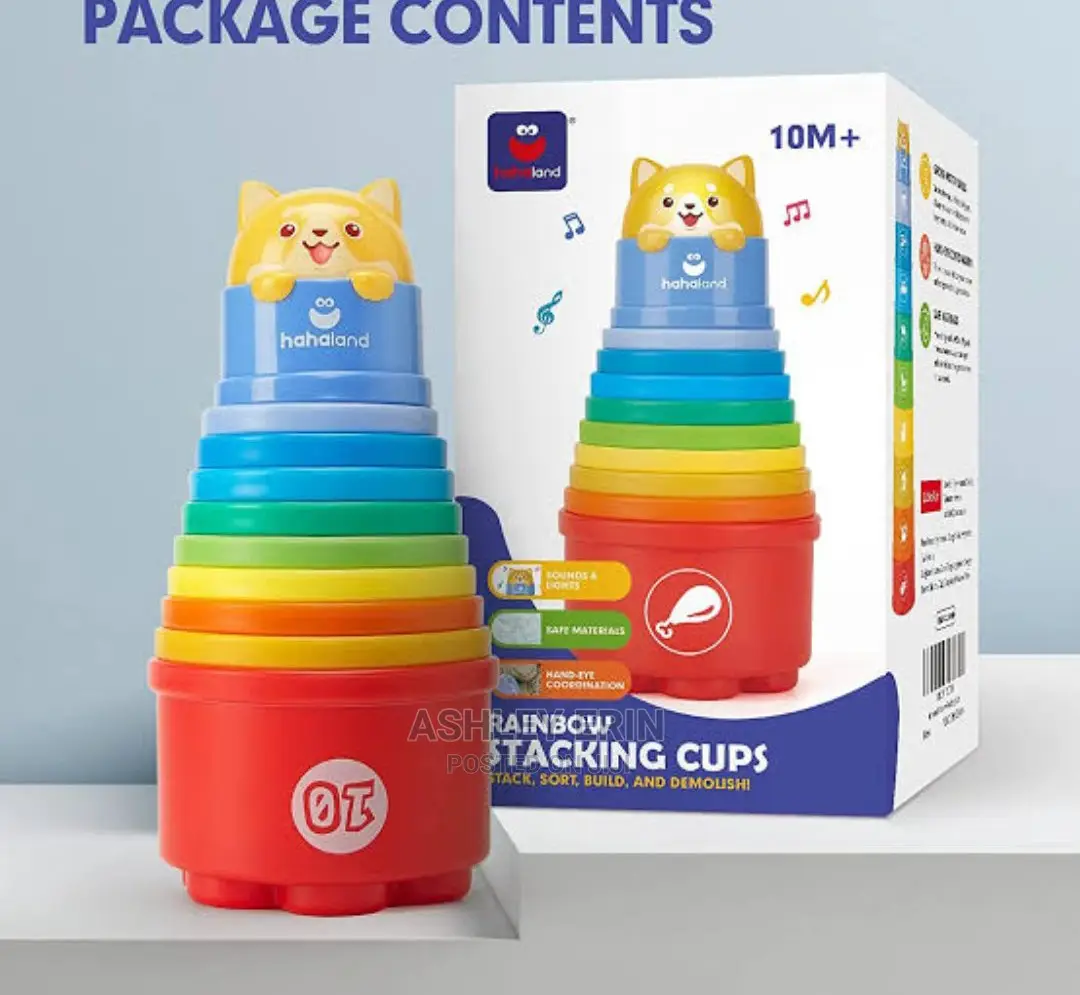 Stacking Cups With Music for Kids