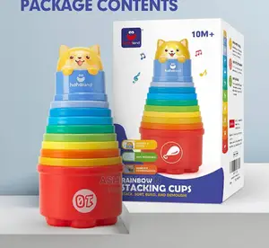 Stacking Cups With Music for Kids