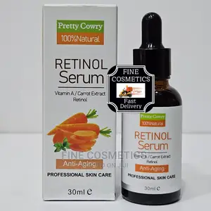 Pretty Cowry Anti Ageing Retinol Serum With Carrot Extracts.