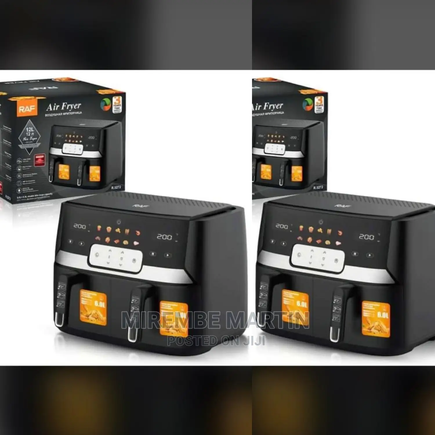 Electric Double Raf Air Fryer