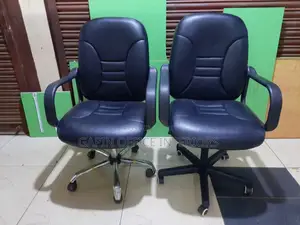 Short Back Office Chairs, 2 Pieces