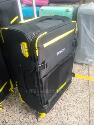 Classy Vip Cloth Suitcase.Extra Large.( Black)