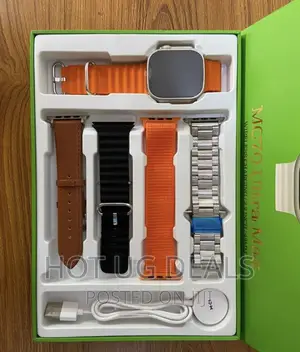 Digital Smart Watch With 5 Replacement Straps- Multicolour
