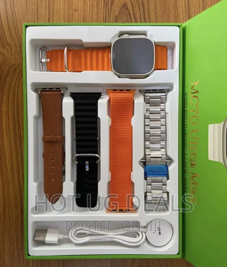 Digital Smart Watch With 5 Replacement Straps- Multicolour