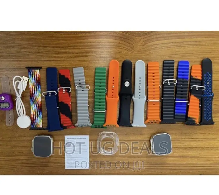 Atouch WT8 Ultra Max Smart Watch (12 Straps) - Orange