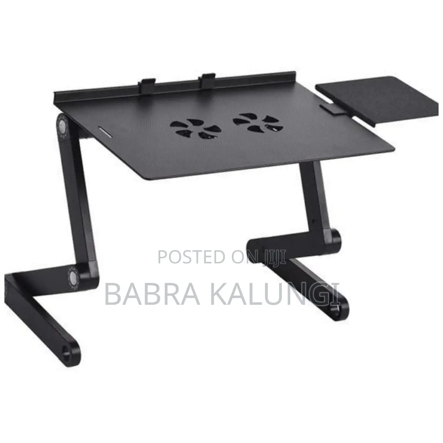 Foldable Laptop Table Stand Adjustable With Mousepad Fan