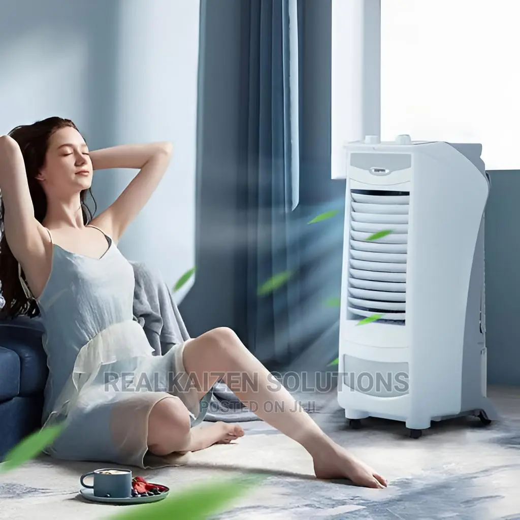GEEPAS | 9liter| 3 Speed | Auto Swing | White Air Cooler 68W
