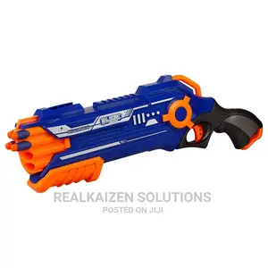 BLAZE STORM Multicolor 4 Barrel Soft Bullet Gun for Kids