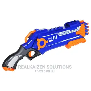 BLAZE STORM Multicolor 4 Barrel Soft Bullet Gun for Kids
