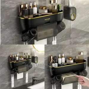 Wall Mounted Toothbrush Holder With Dust Cover