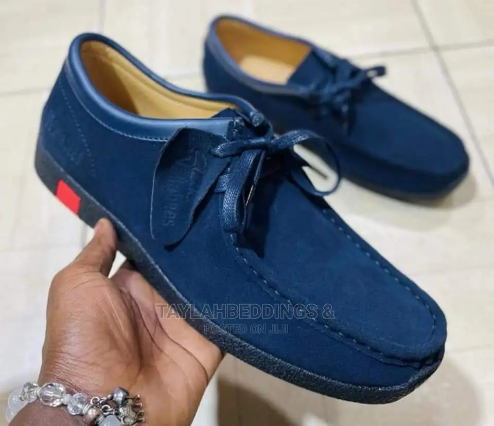 CLARKS Wallabee GORE-TEX Black Suede