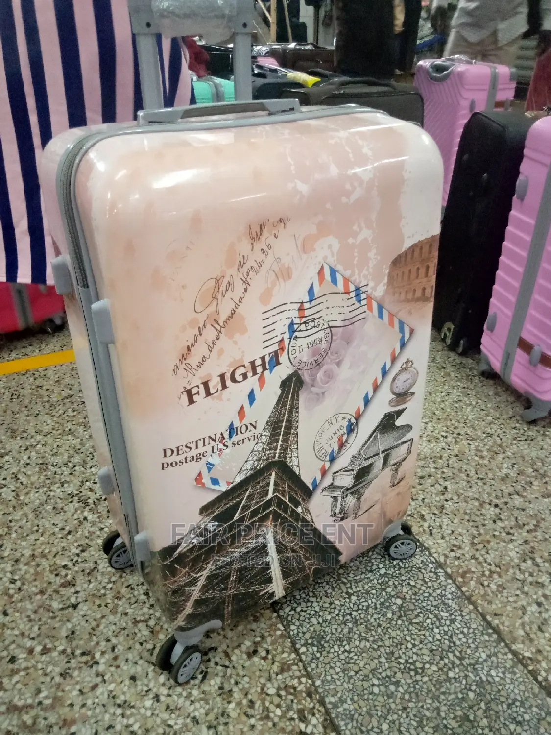 Classy Adventure Suitcase. Large Size ( Brown)