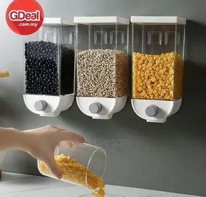 Double Cereal Dispenser Bottle Tank