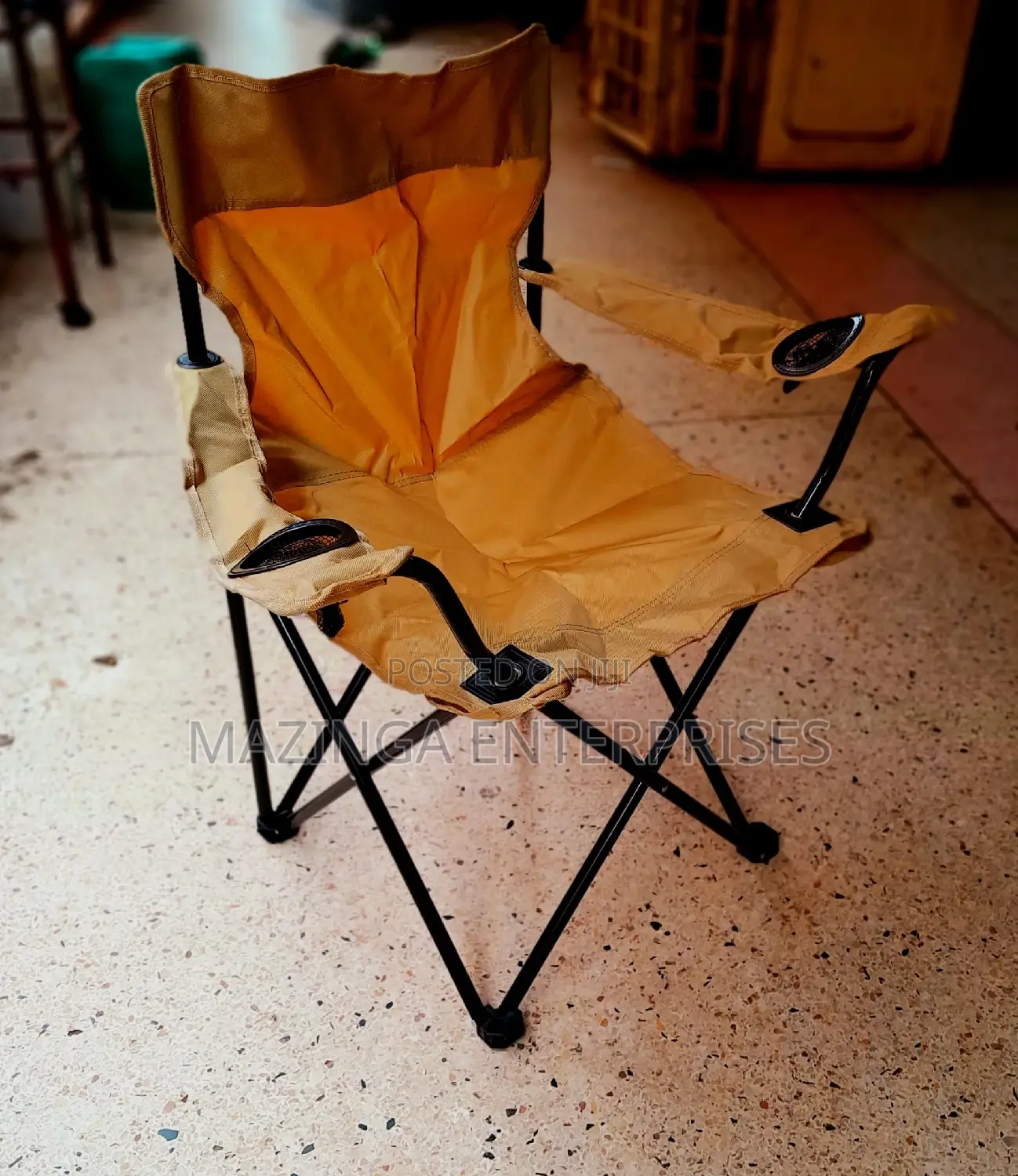 Foldable Camping Chairs(Cream,Red,Blue,Green)